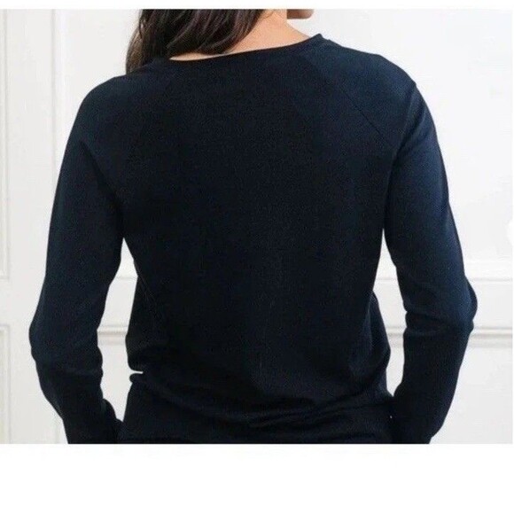 Cozy Earth Premium Bamboo Navy Blue Pullover Shirt Women's Medium NWOT - Picture 2 of 7